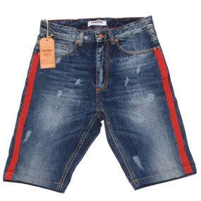 9612P bermuda VESTE SLIM uomo MNML COUTURE blu denim short men