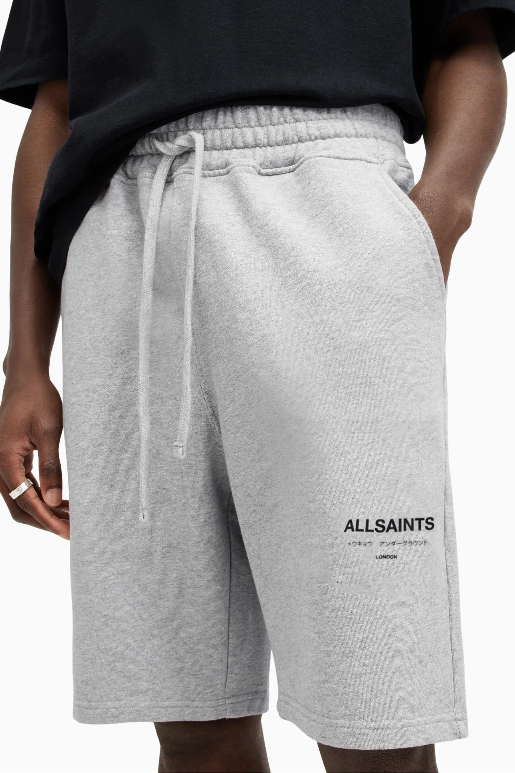 AllSaints - Underground - Shorts felpati