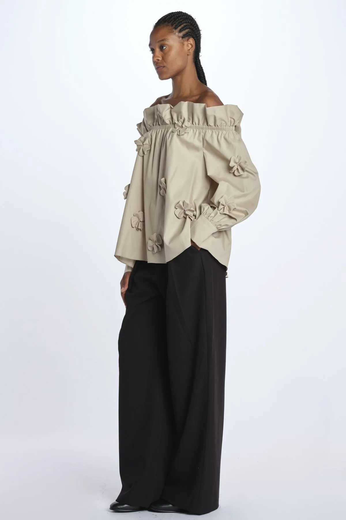 armagentum Camicia m/l con fiori    