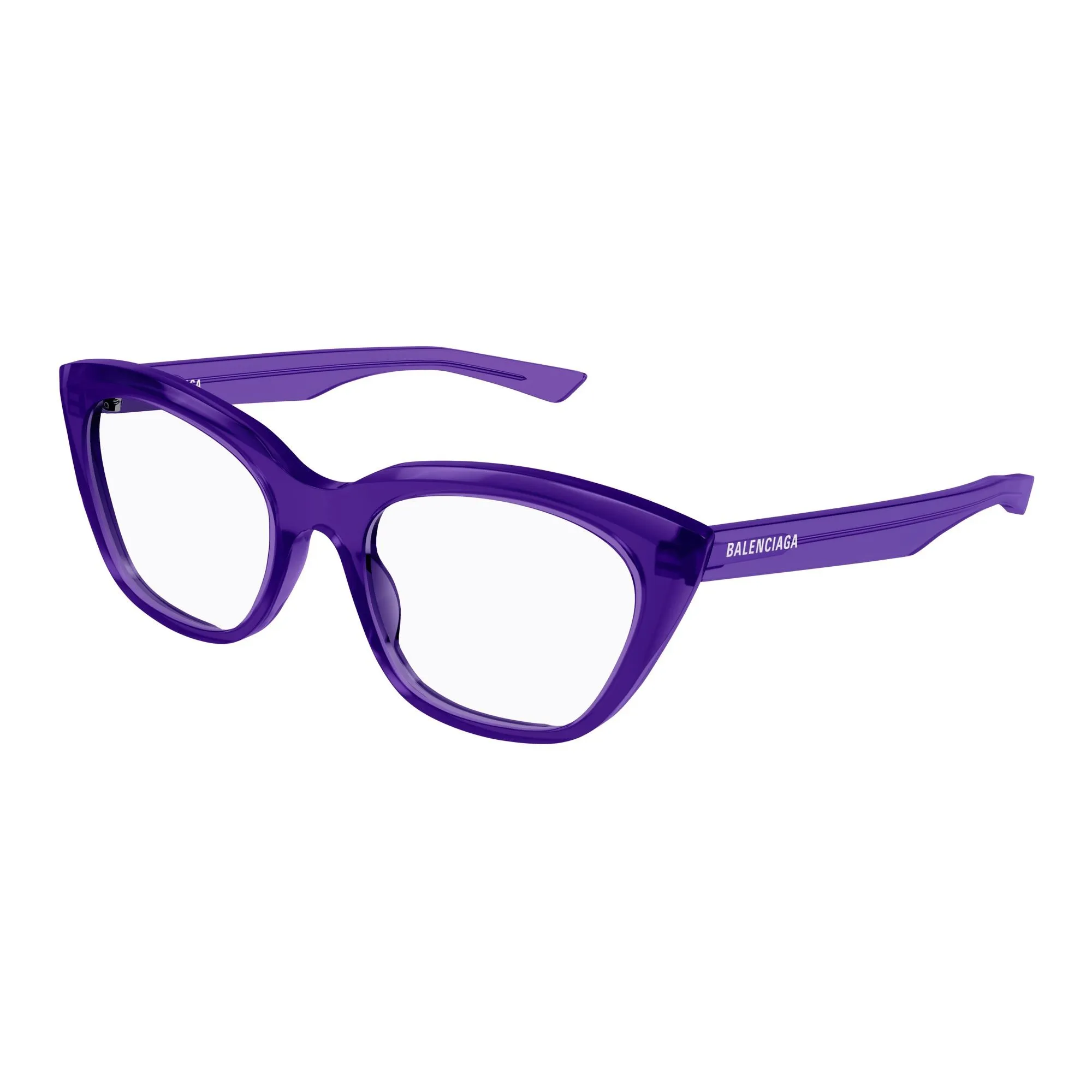   Balenciaga BB0219O - 004 Viola | Occhiale Da Vista Donna 