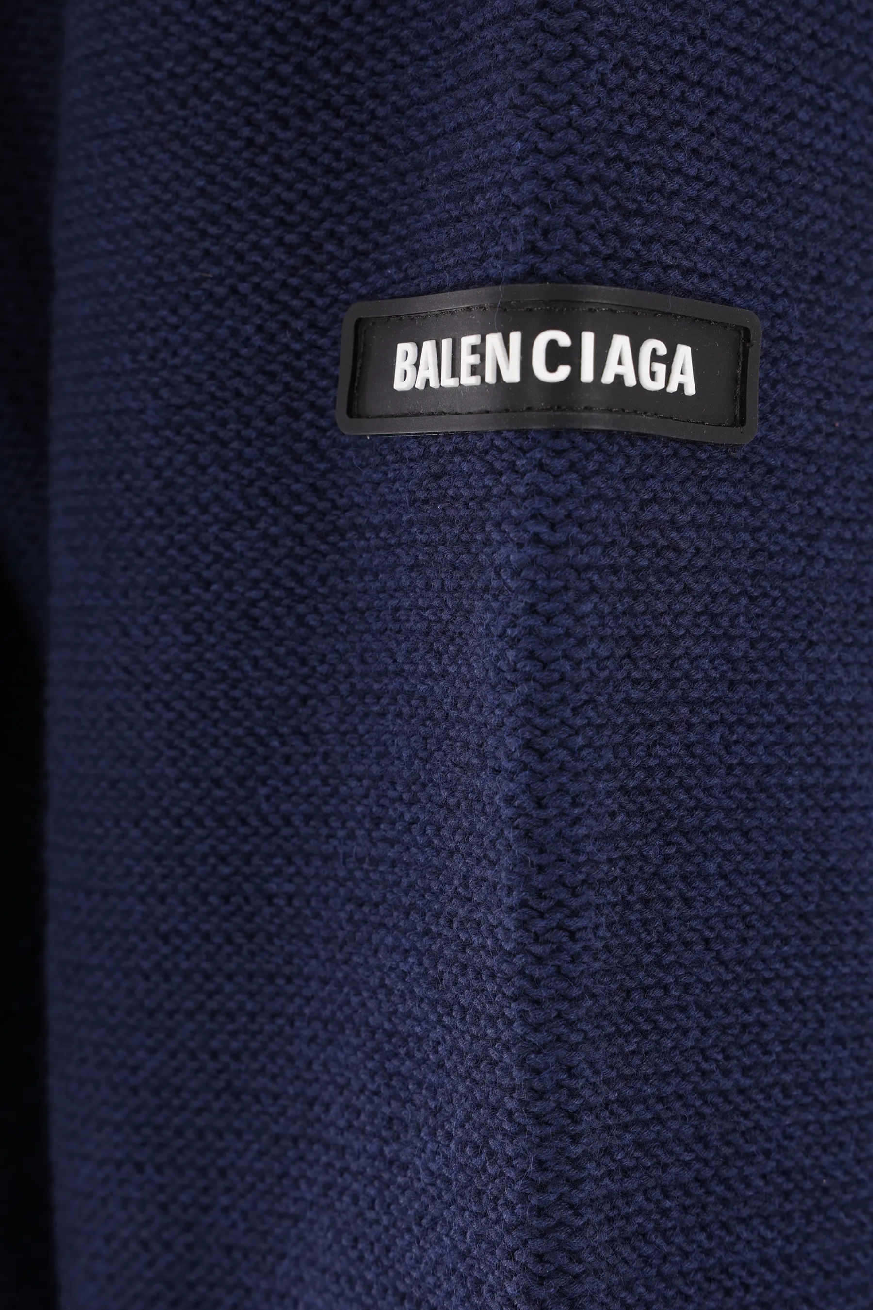 BALENCIAGA felpa a strati trompe-l'oeil in un mix di materiali