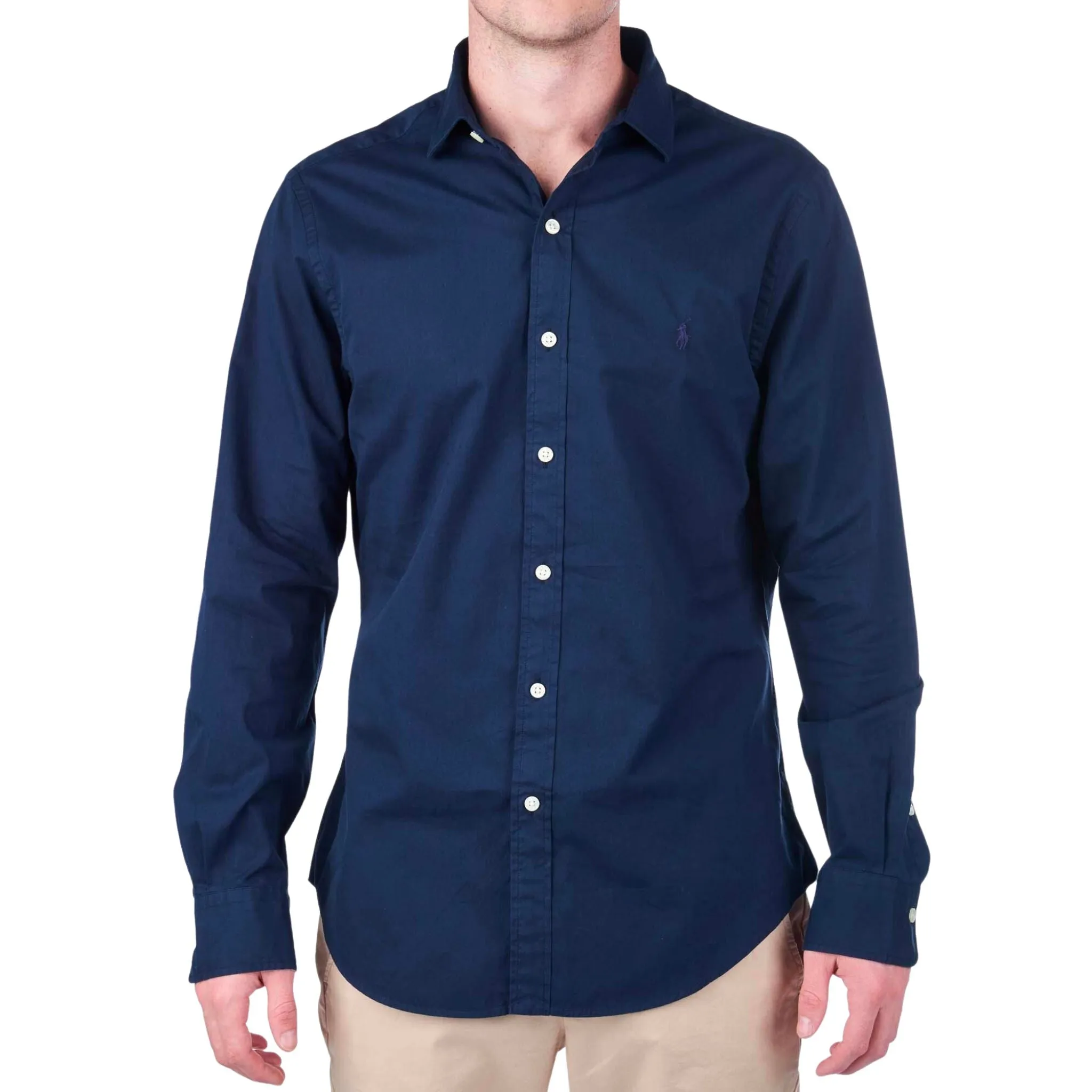 Camicia Uomo Slim Fit Blu