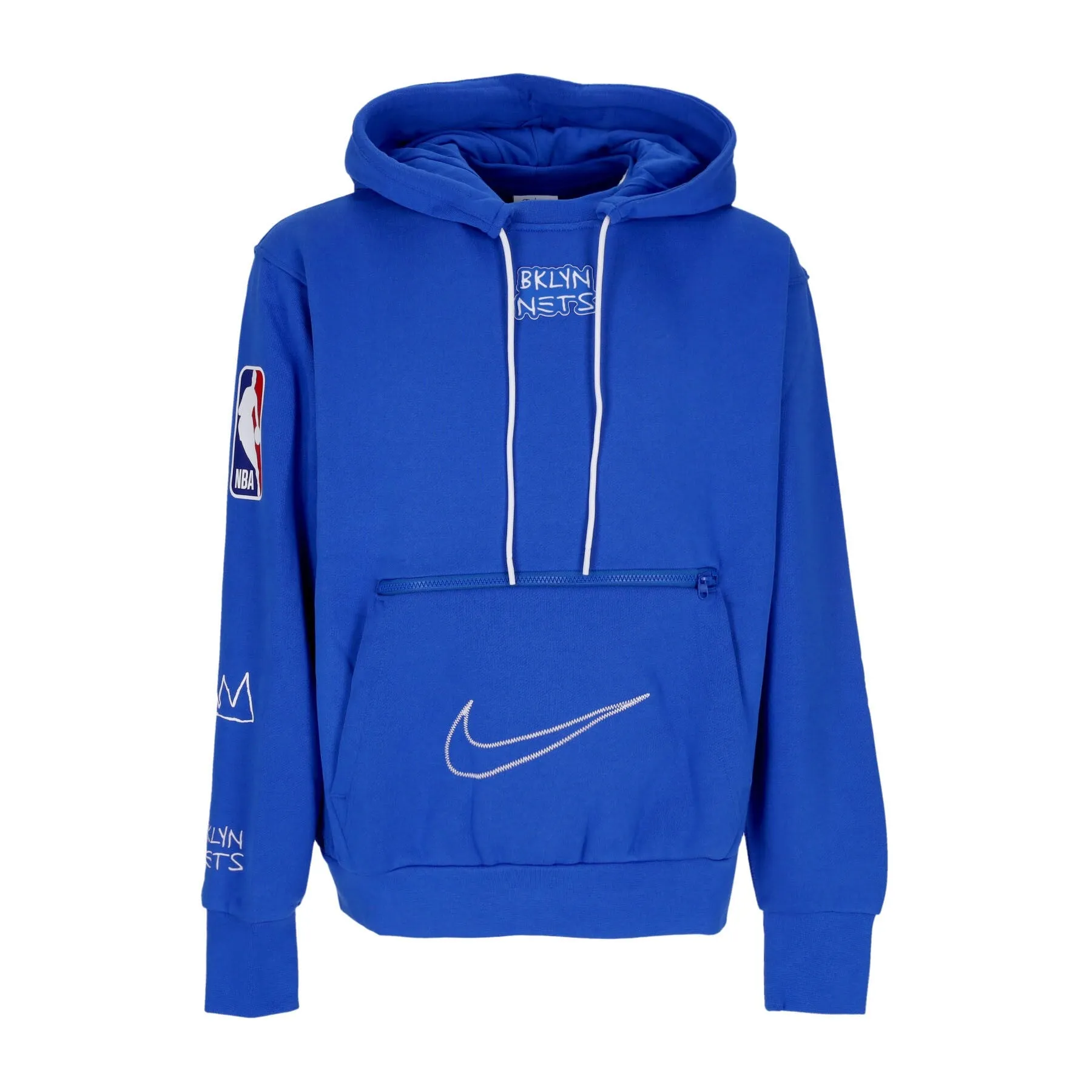 Felpa Cappuccio Uomo Nba City Edition Courtside Fleece Hoodie Bronet Royal Blue