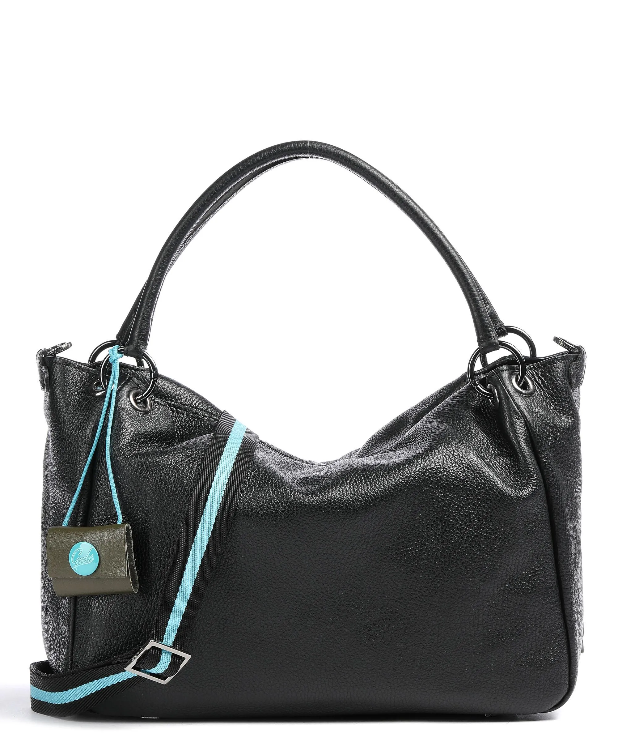  Gabs Icon Black Veronica M Borsa a mano pelle di vitello grana nero  