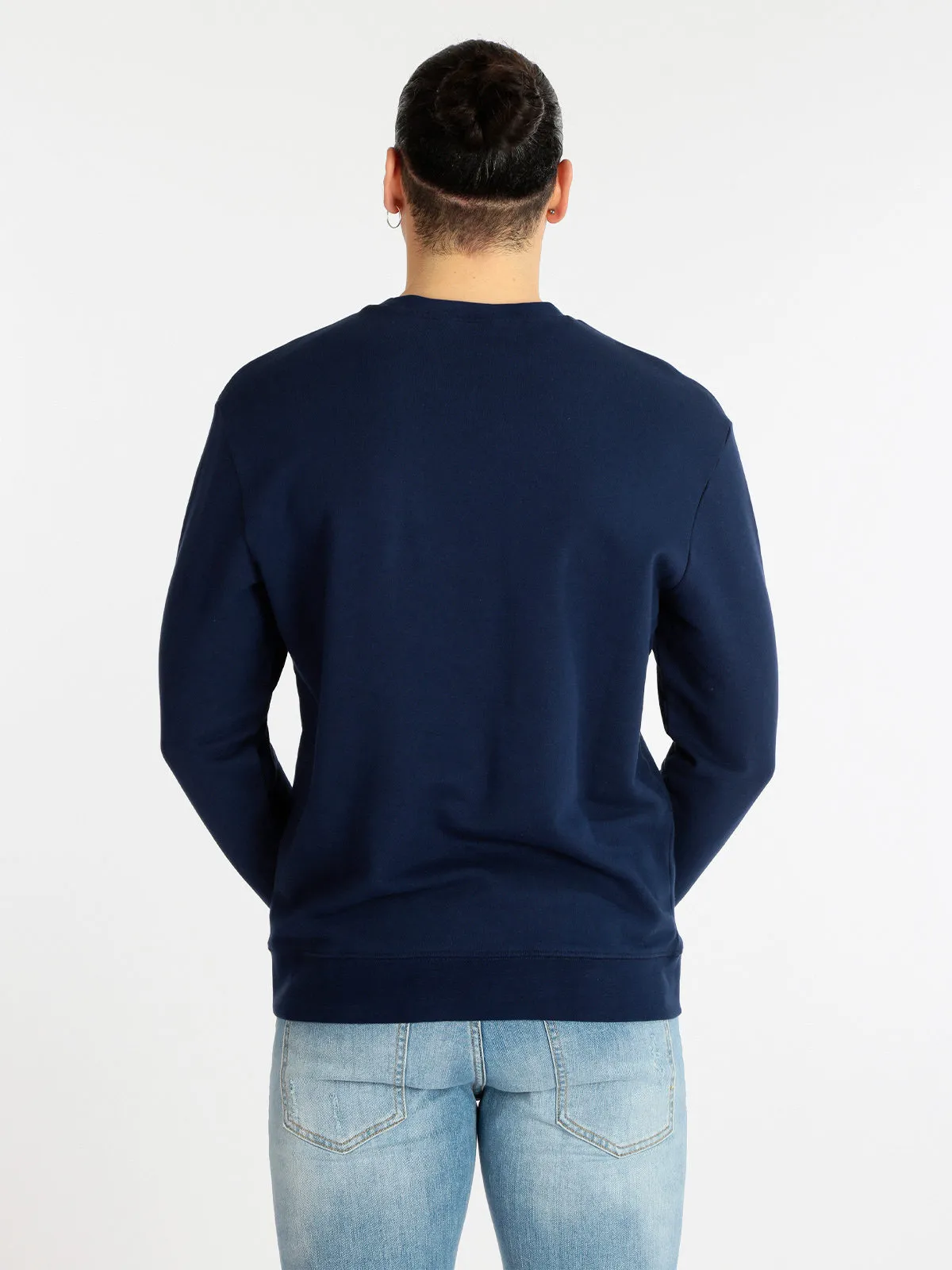 Lee Legendary denim crew  Sweat-shirt homme avec inscription