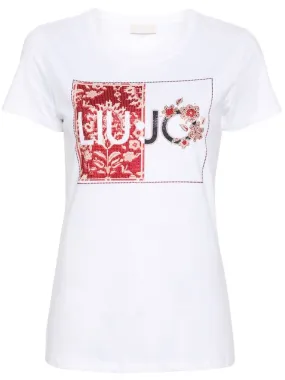 liu jo T-shirt con logo