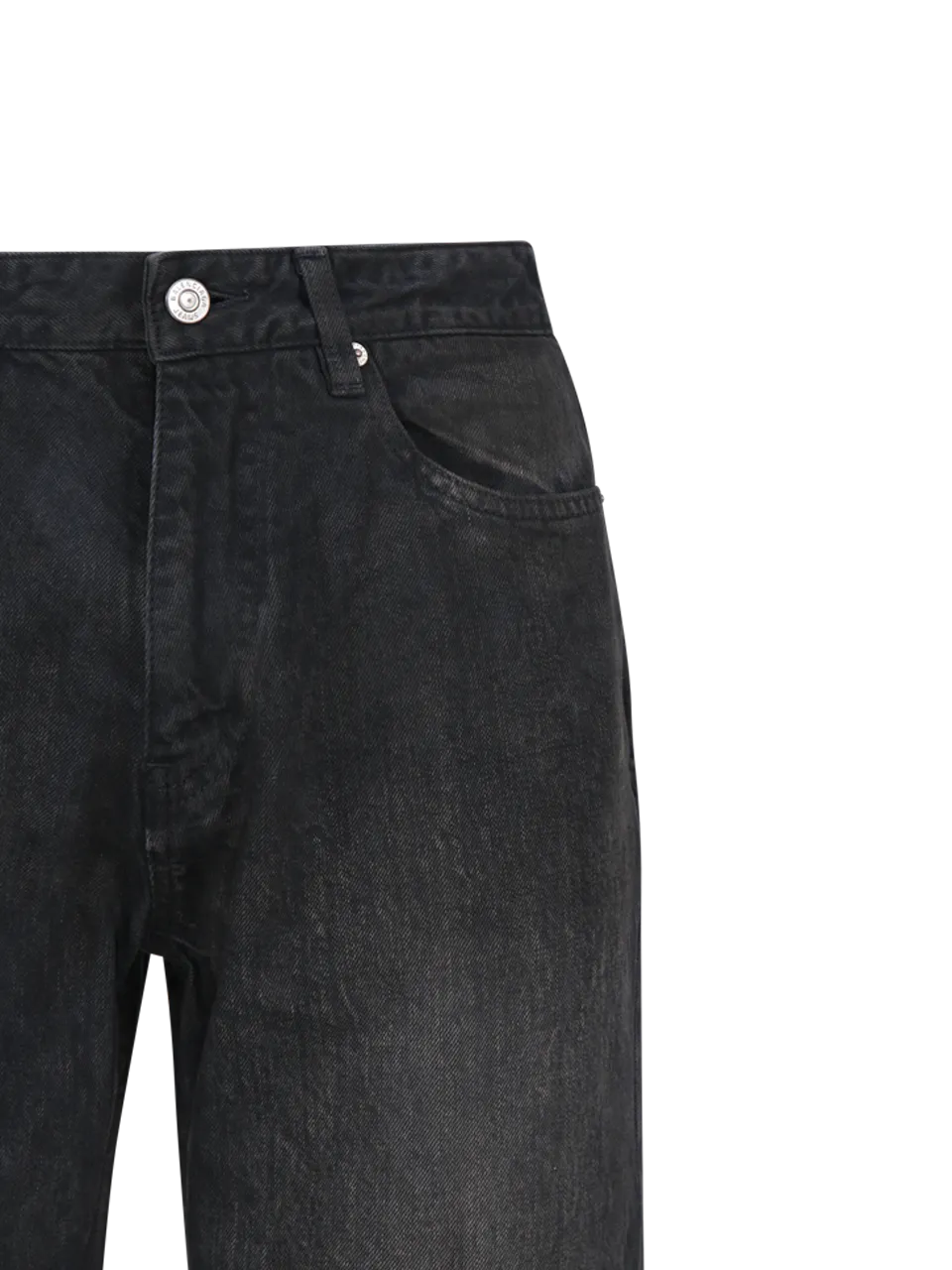 MEN BALENCIAGA BLACK COTTON SLIM SHORT