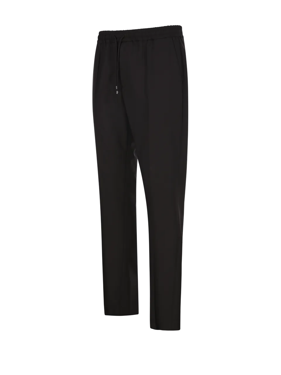 MEN VALENTINO BLACK WOOL JOGGING PANT