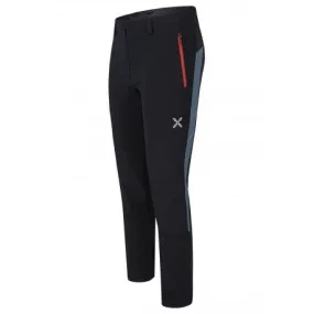 MONTURA MOUNTAIN FAST -5CM PANTS NERO/BLU CENERE