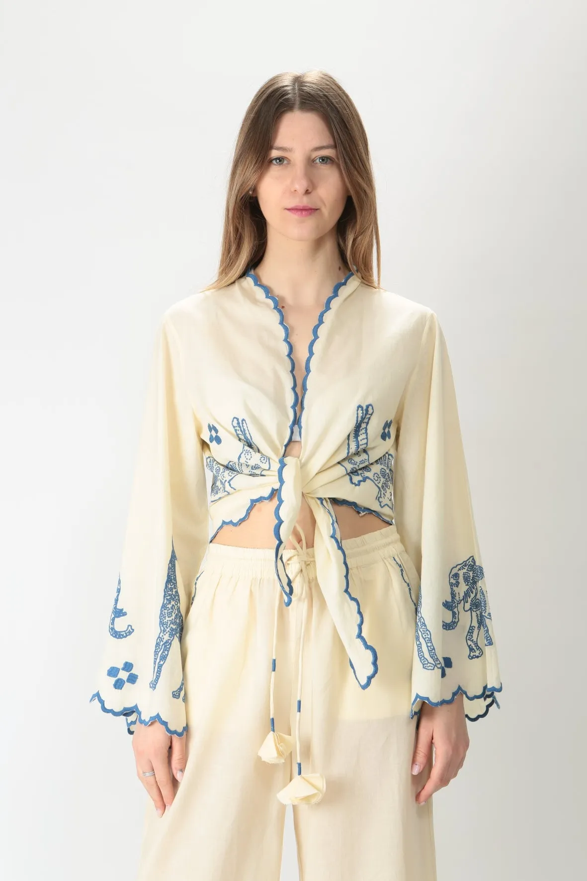 Ottod'ame Camicia con ricamo DC4907