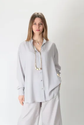 Ottod'ame Camicia oversize in misto seta DC4910