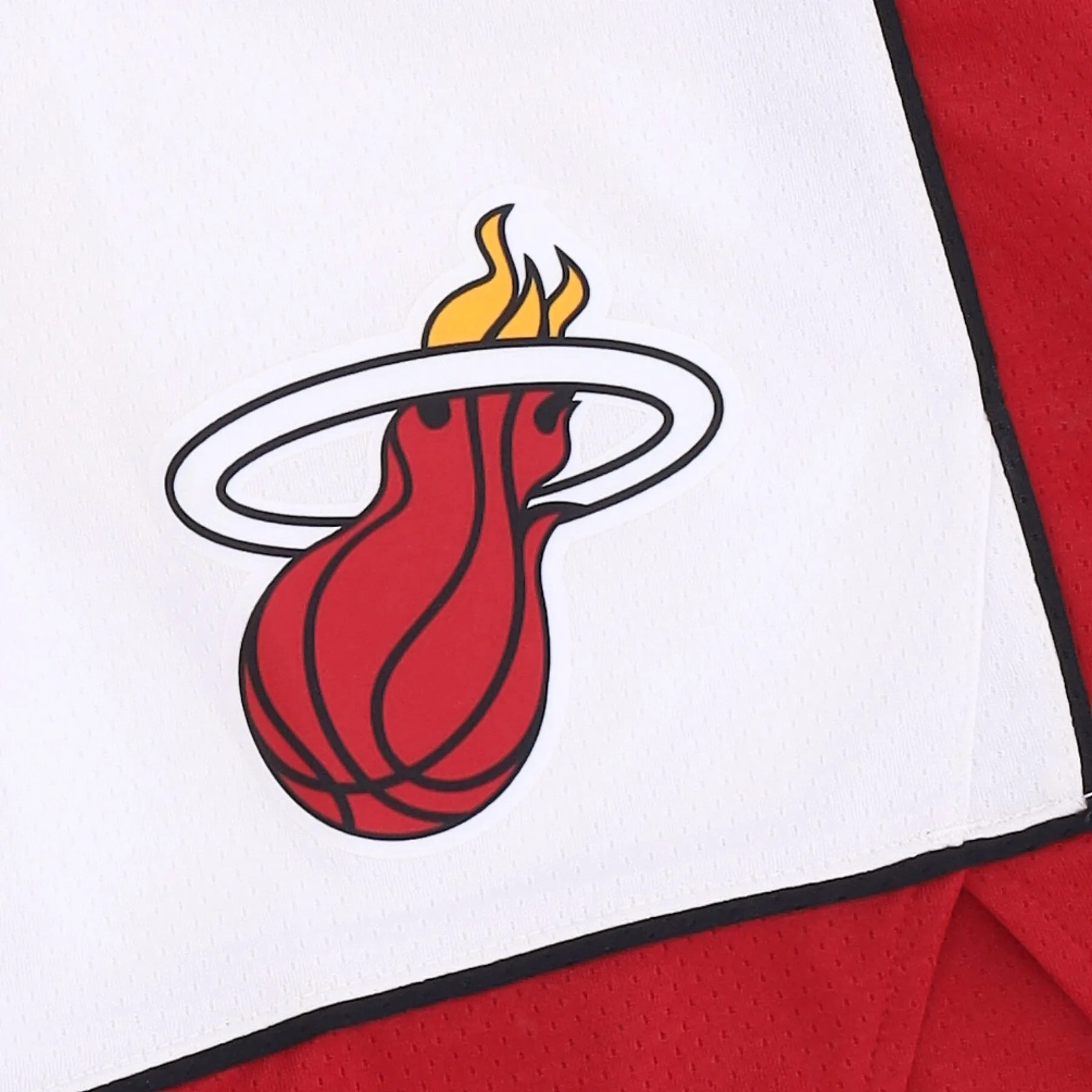 Pantaloncino Basket Uomo Nba Dri-fit Swingman Short Asc 18 Miahea White/tough Red/tough Red