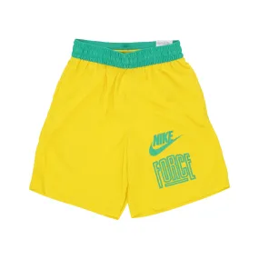 Pantaloncino Tipo Basket Uomo Dri-fit Starting 5 Basketball Shorts Speed Yellow/stadium Green/stadium Green
