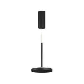 Panzeri luce Bella - Lampada a sospensione a luce indiretta in alluminio nero