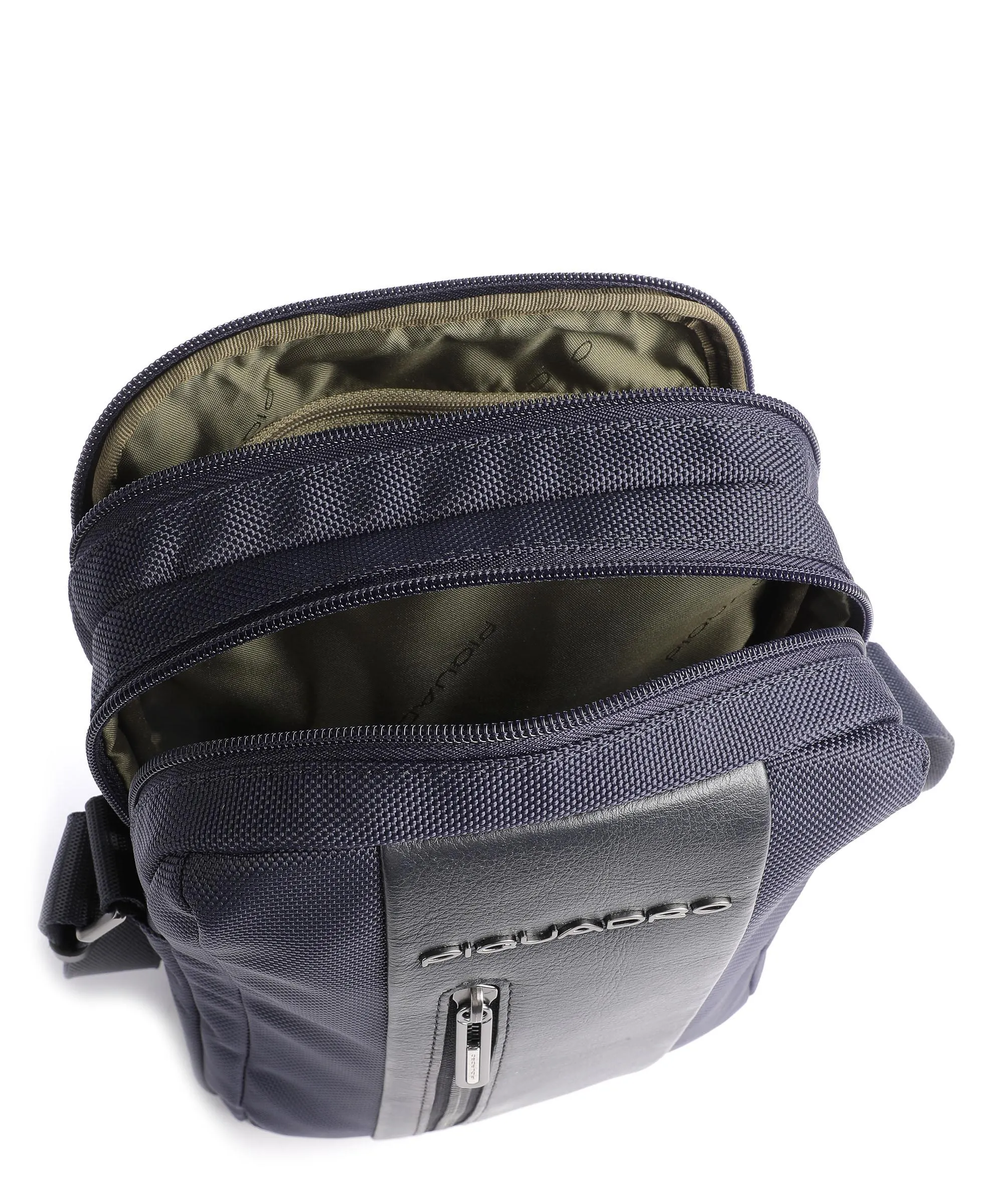  Piquadro BRIEF2 Borsa a tracolla poliestere riciclato blu scuro  