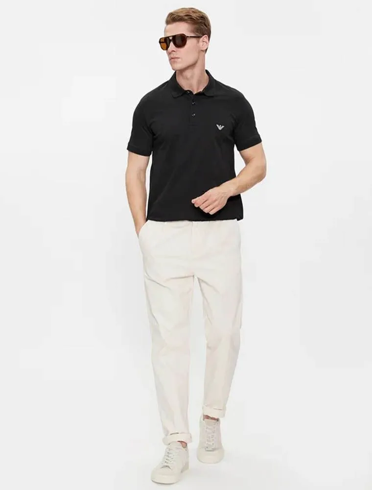 Polo Manica Corta Emporio Armani - Nero