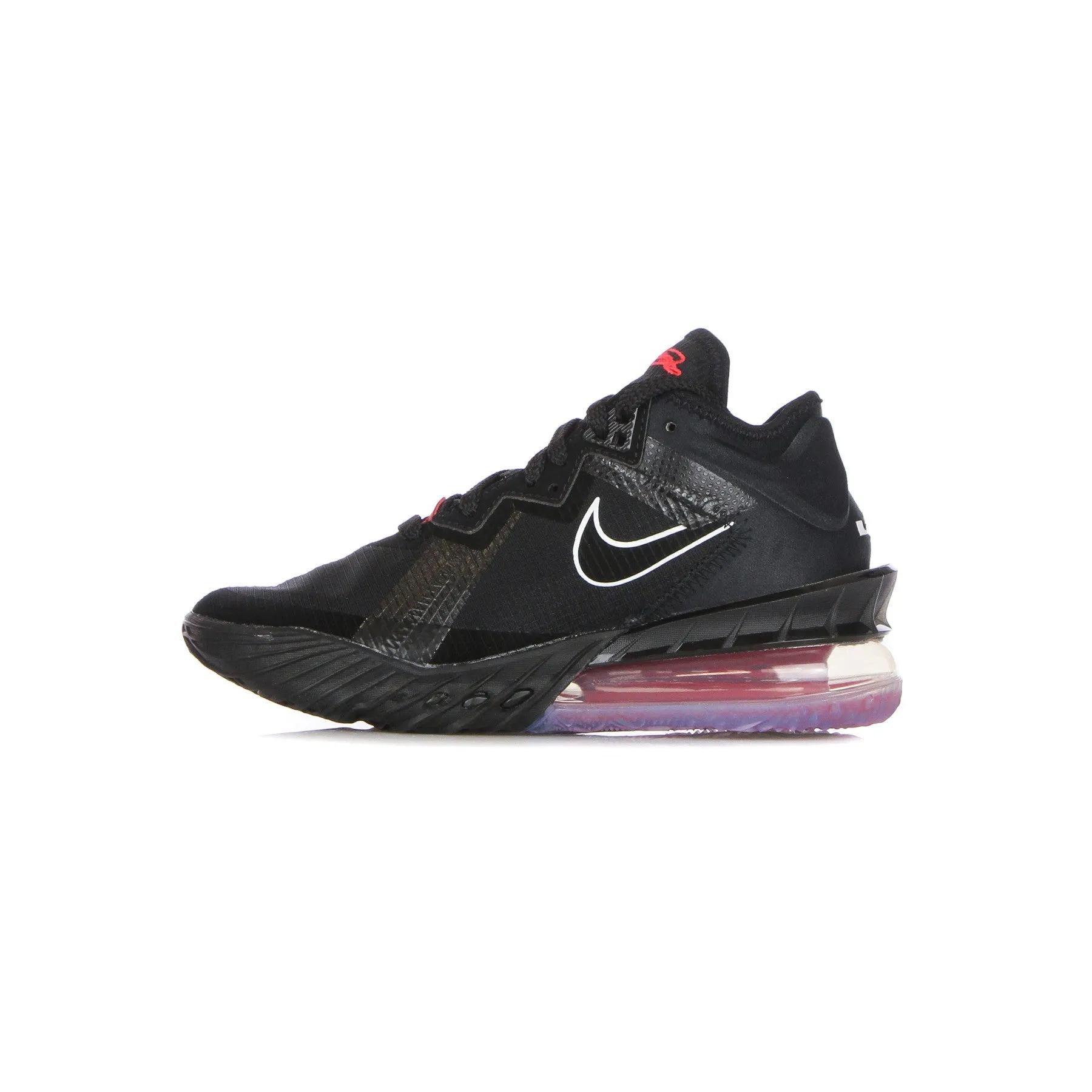 Scarpa Basket Uomo Lebron Xviii Low Black/white/university Red
