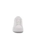 Sneakers Crime London LOW TOP LEVEL UP in pelle e crystal bianco e argento