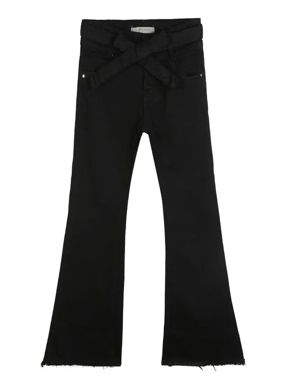 Sweet Junior Pantalon enfant évasé avec ceinture