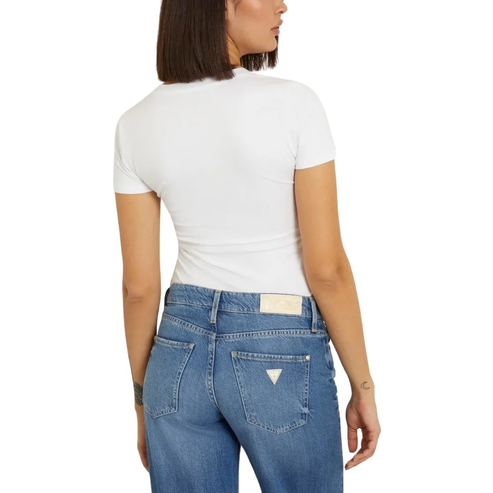 T-shirt Guess logo fiori