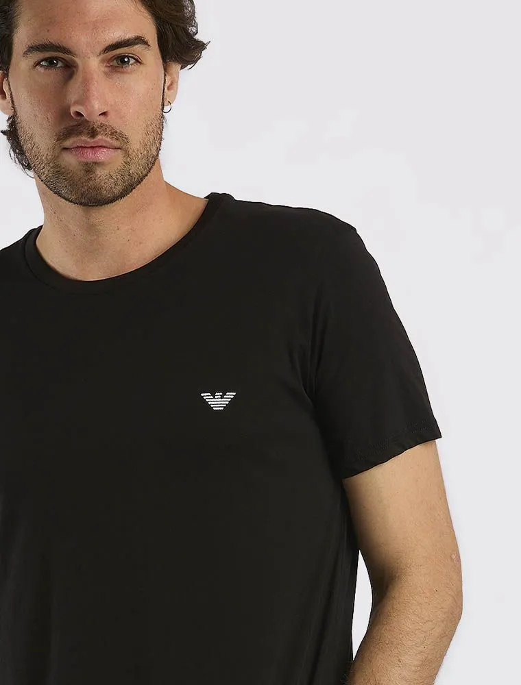 T-shirt Manica Corta Emporio Armani - Nero