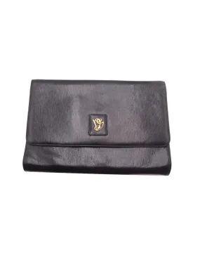 Valentino Pochette Pelle Nera Vintage