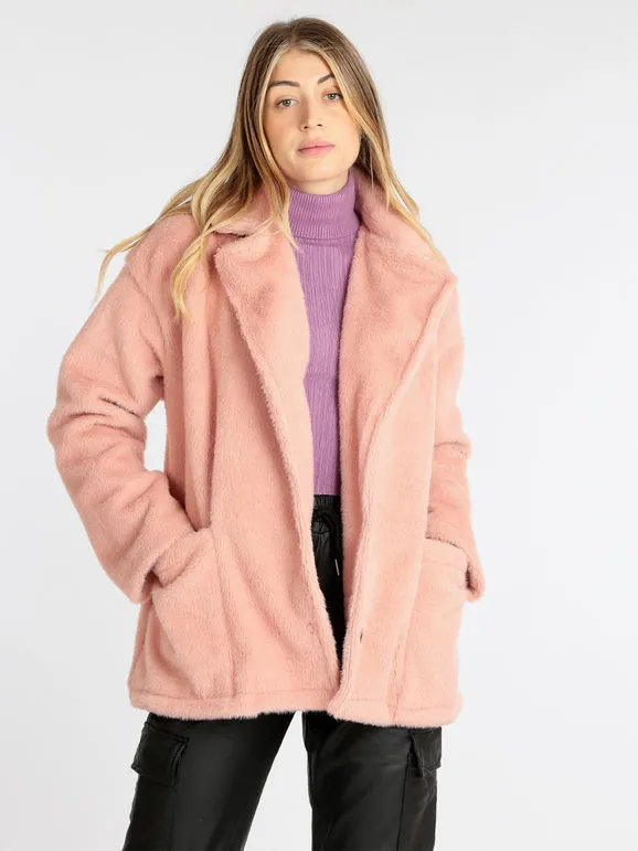 Vanita Veste en fausse fourrure femme