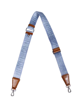 WOMAN FENDI BLUE FABRIC STRAP
