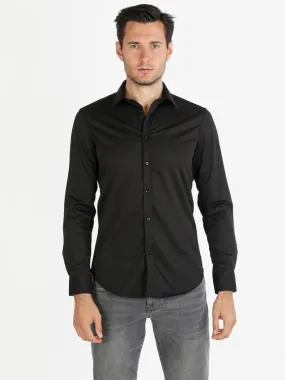 Y.Two Chemise homme coupe slim à manches longues